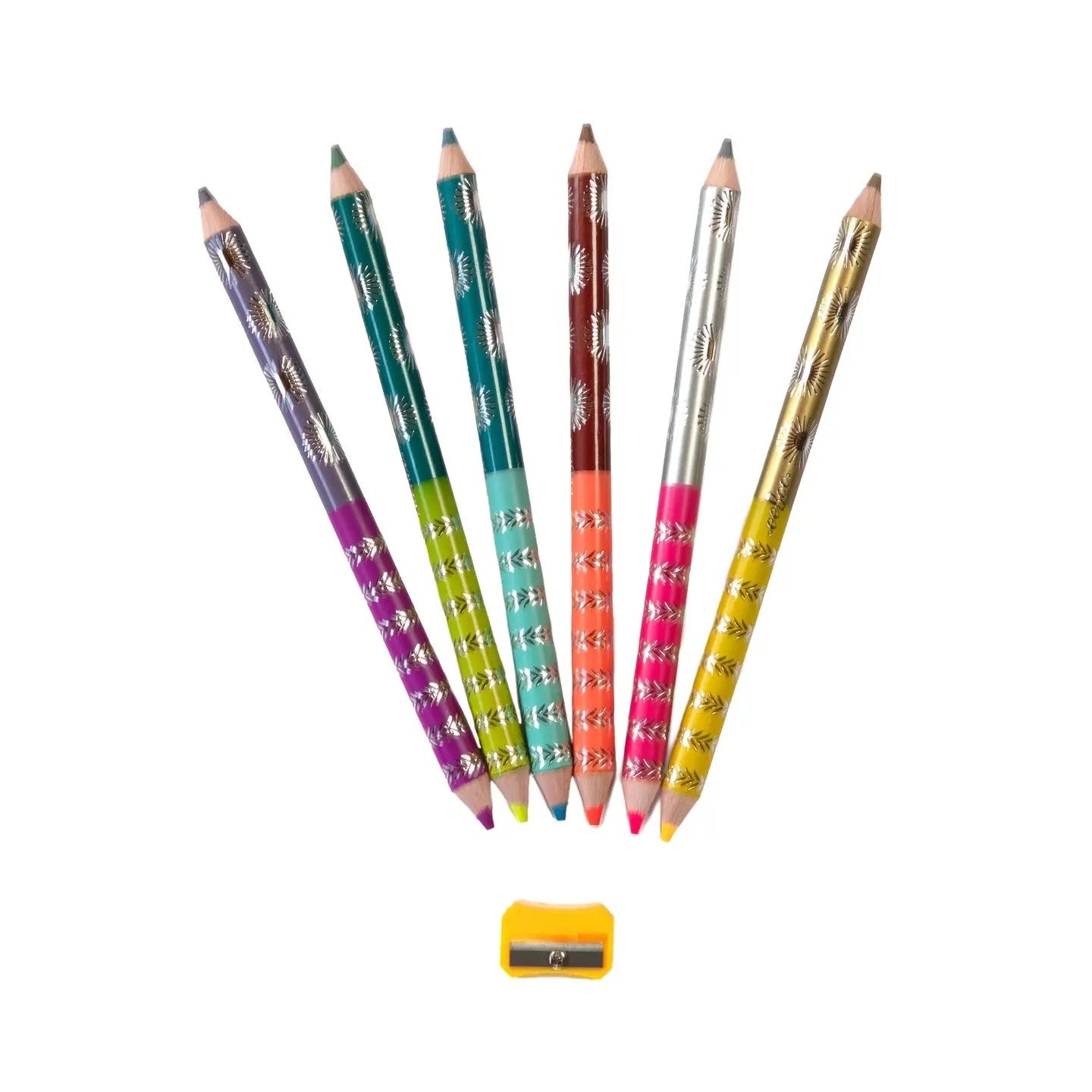 6 Jumbo Double-Sided Color Pencils (12 Colors) Solar System- eeBoo, photo 2 of 2