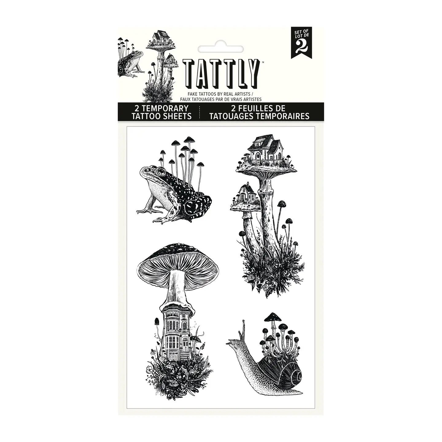 2 Sheets of Temporary Tattoos- Mystical Journey - Tattly, photo 1 of 3
