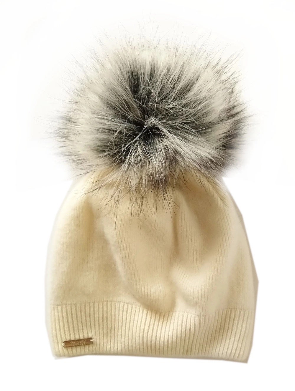 Merino - Cashmere Knit Hats with pom pom - Frost Hats - Made in Poland - 6yrs - Adult, photo 2 of 3