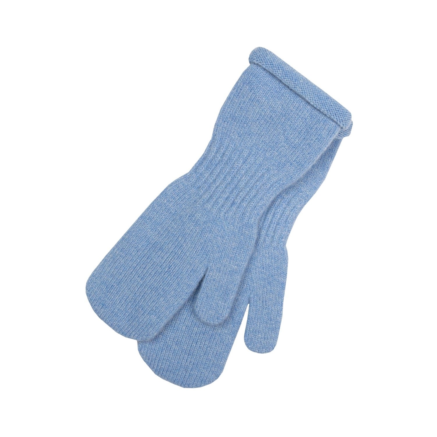 Merino Cashmere Knit Mittens - Dusty Pink - Menique, photo 6 of 6