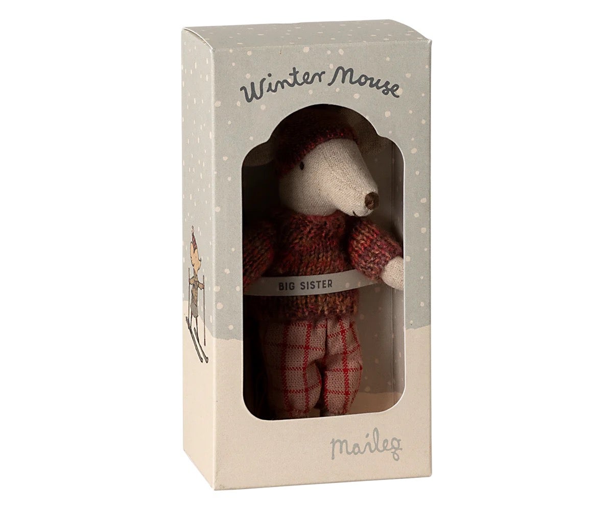 Big Sister Winter Mouse with Ski Set - Maileg, photo 4 of 4
