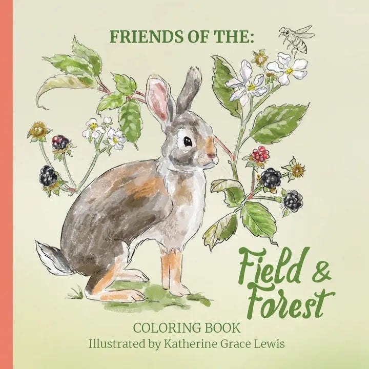 Friends of the Field & Forest Coloring Book - Ingrid Press