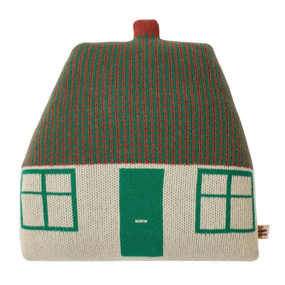 Green Cottage Shape Cushion - Lambswool - Donna Wilson, photo 1 of 3