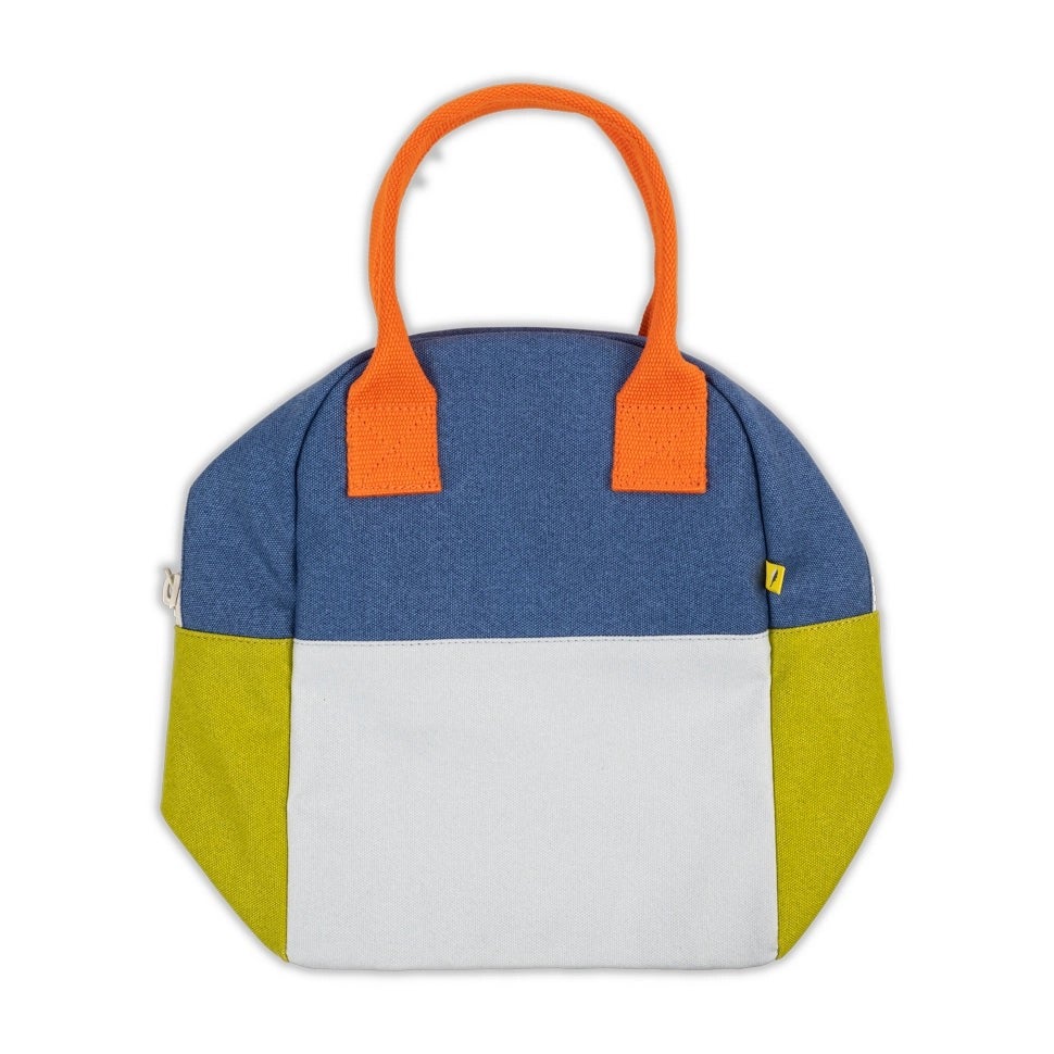 Zipper Lunch Bag - Navy Citrus - Fluf, photo 3 of 4