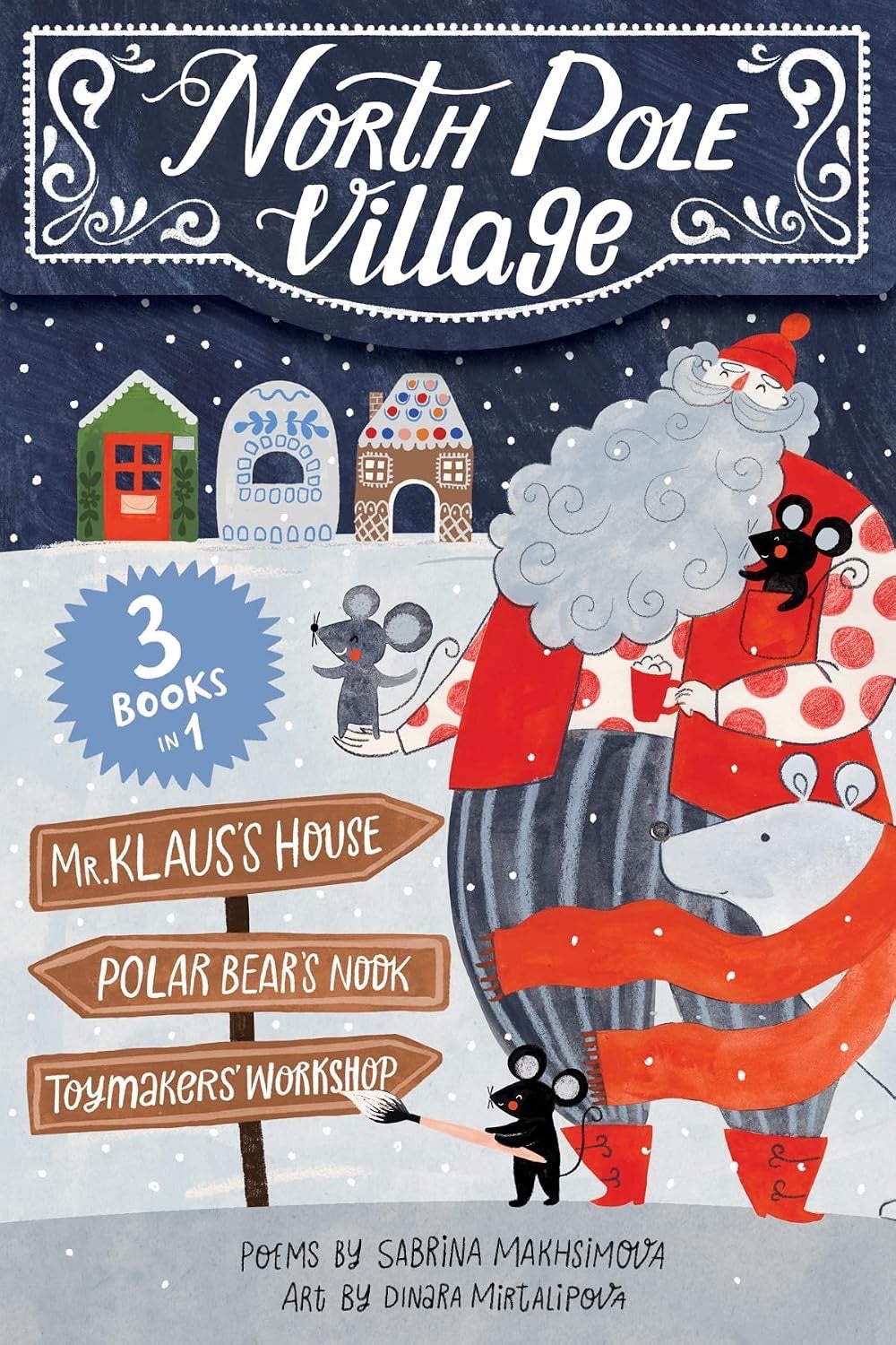 North Pole Village Book Collection by Sabrina Makhsimova - Hardcover Books