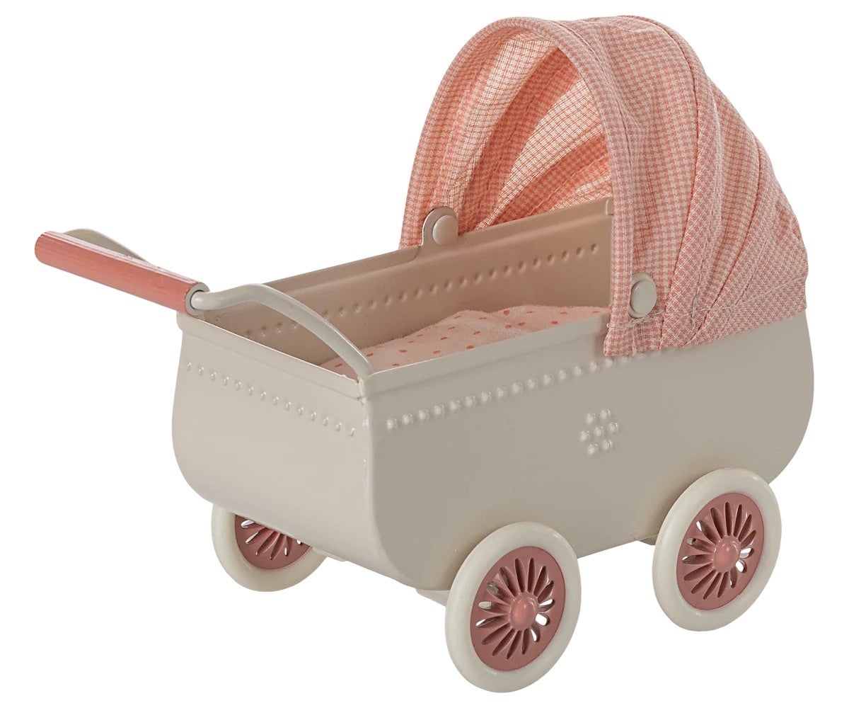 Metal Mouse Pram in Coral - Maileg, photo 4 of 4