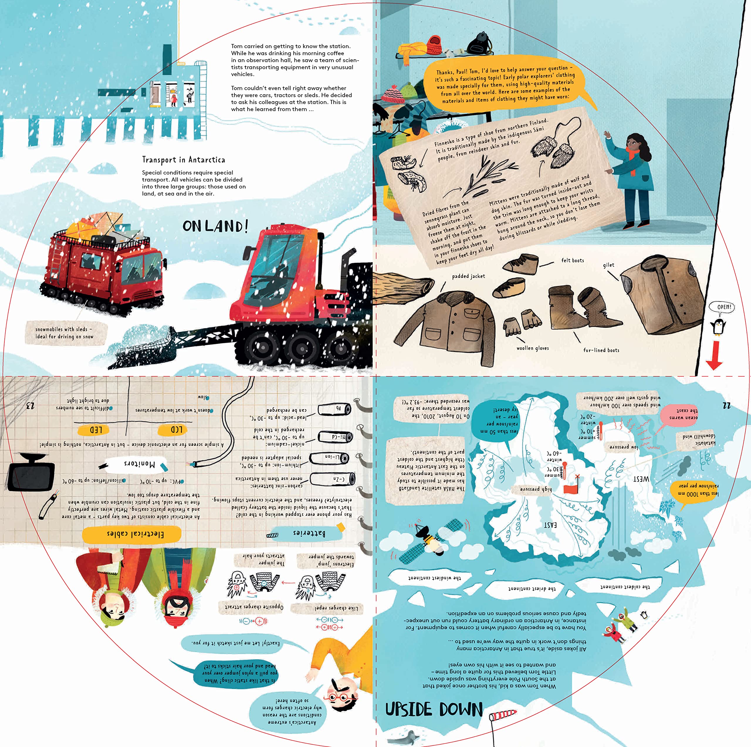 Around Antarctica - Exploring the Frozen South - Board Books