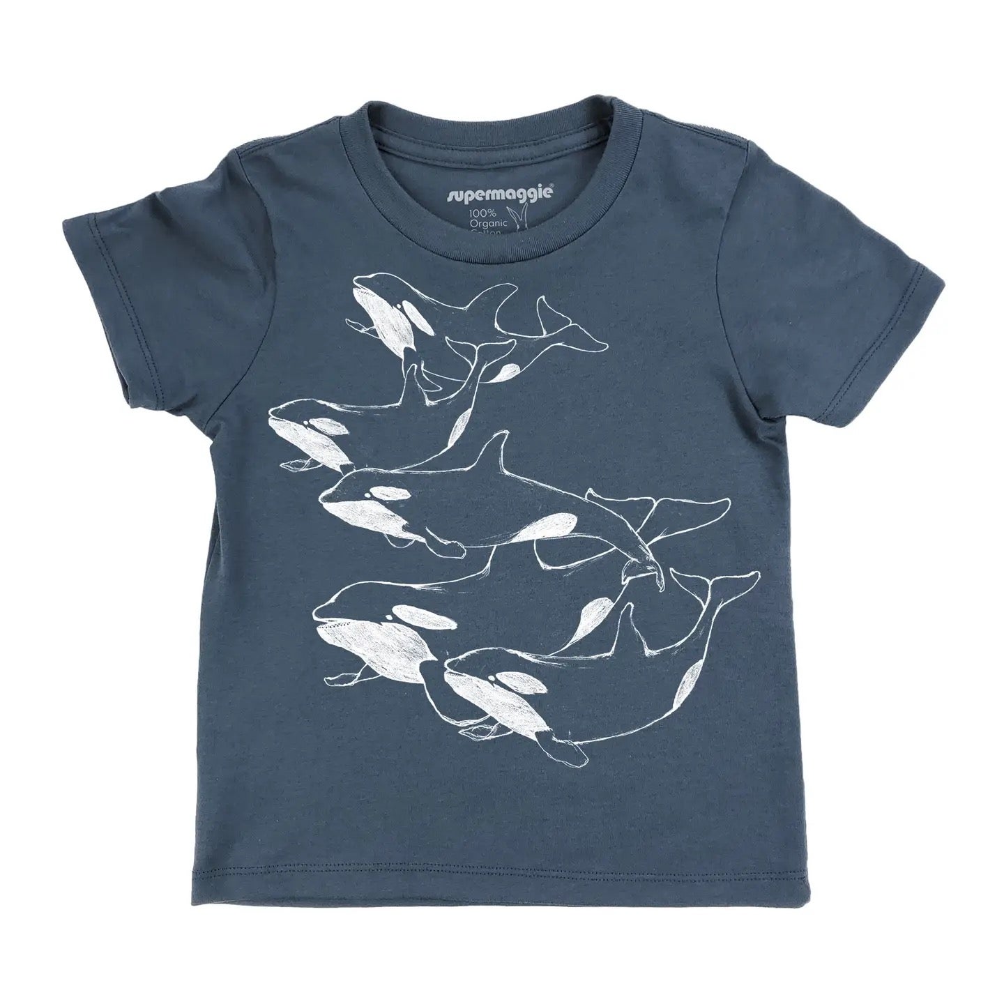 Orca Kids Organic Cotton Tee - SuperMaggie - Made in USA