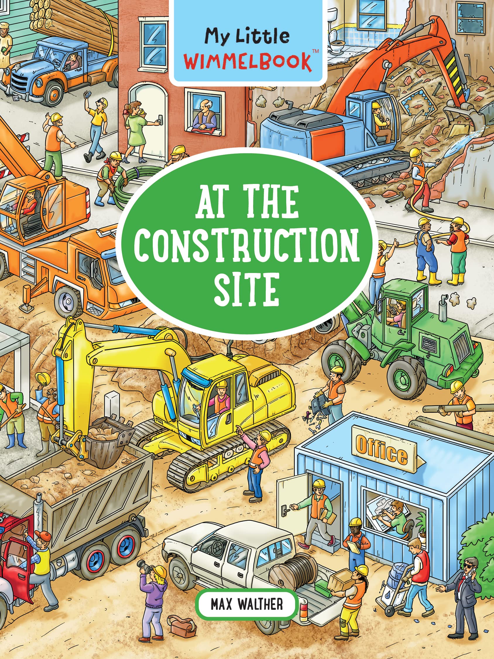 My Little Wimmelbook - At the Construction Site: A Look-and-Find Board Book, photo 1 of 4