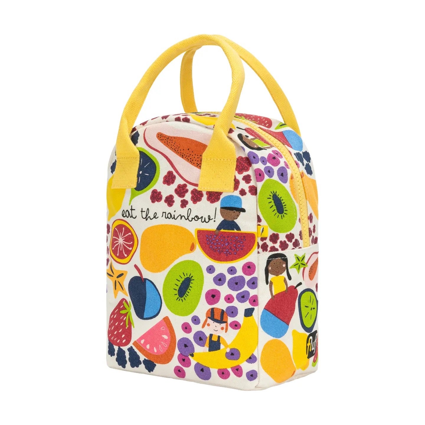 Eat the Rainbow - zipper lunch bag - fluf, photo 2 of 5