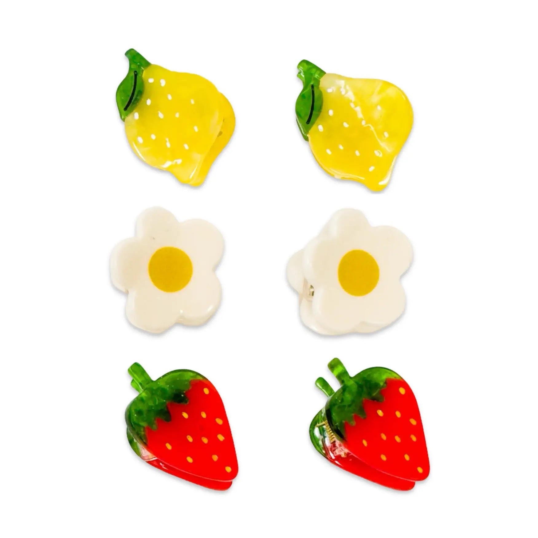 Micro Fruit & Flowers Claw Clip - Jenny Lemons, photo 1 of 7