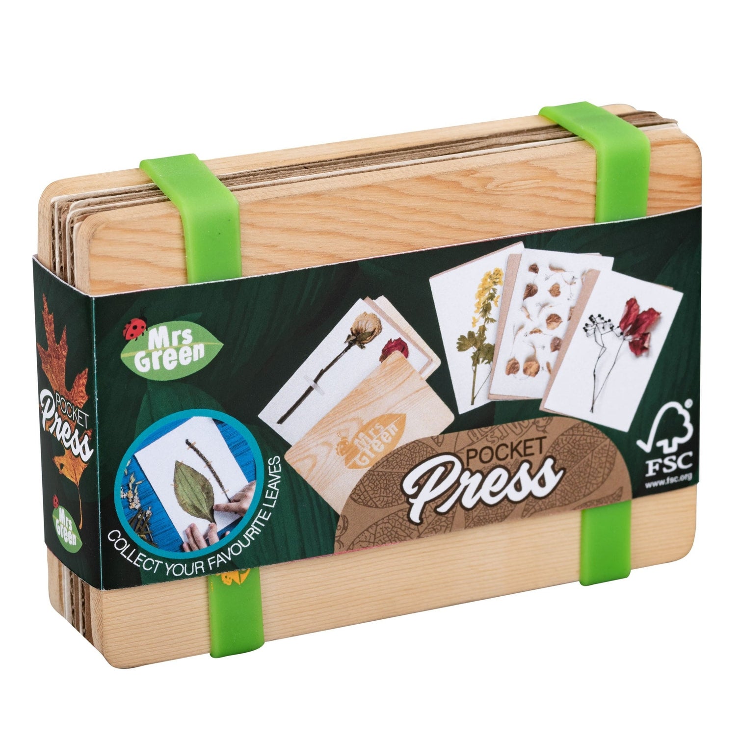 Pocket Flower Press - Small - Mrs Green, photo 2 of 8