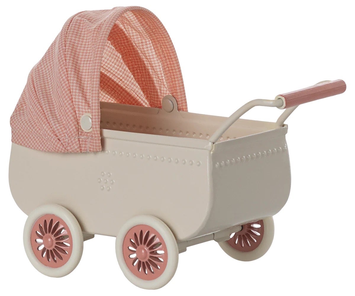 Metal Mouse Pram in Coral - Maileg, photo 1 of 4