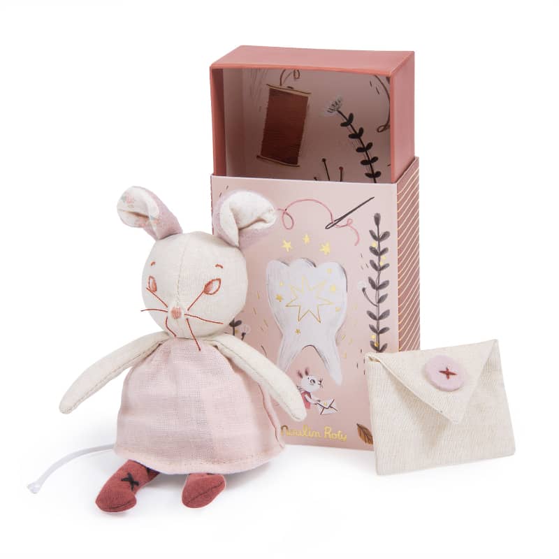 Tooth Fairy Mouse with Souvenir Box - Moulin Roty, photo 6 of 7
