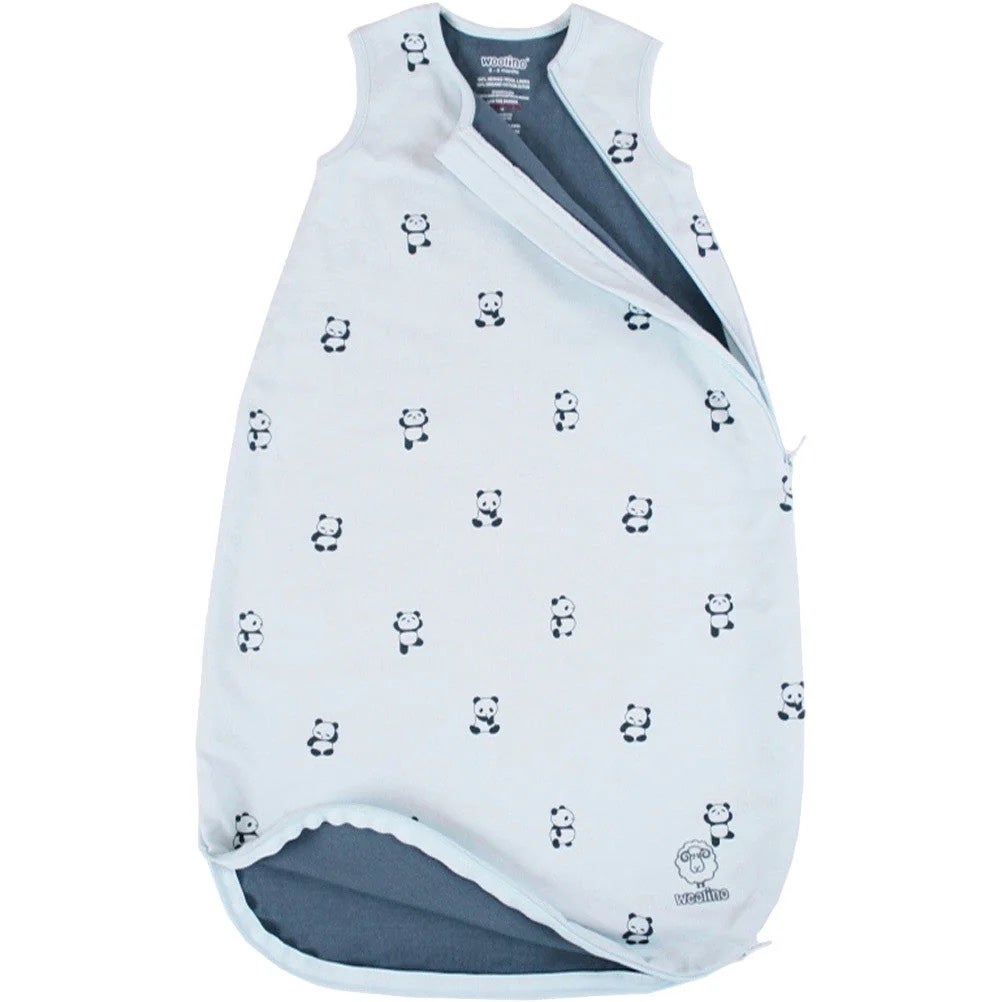 4 Season Classic Baby Sleep Bag 6-18 months - Panda - Woolino, photo 3 of 4