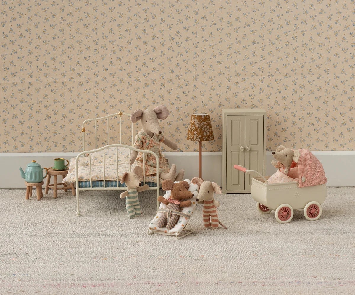 Metal Mouse Pram in Coral - Maileg, photo 2 of 4