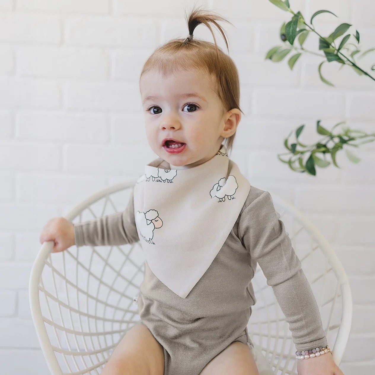 Dove Grey Merino Wool Baby Bodysuit 12-18m - Woolino, photo 2 of 3