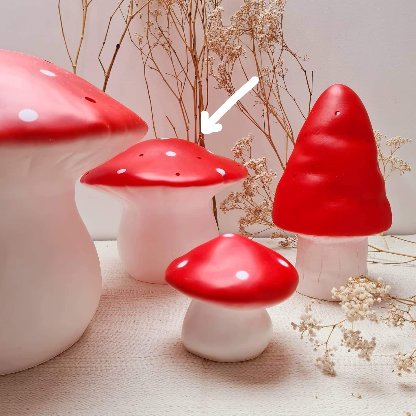 Medium Mushroom Lamp - Egmont, photo 5 of 7