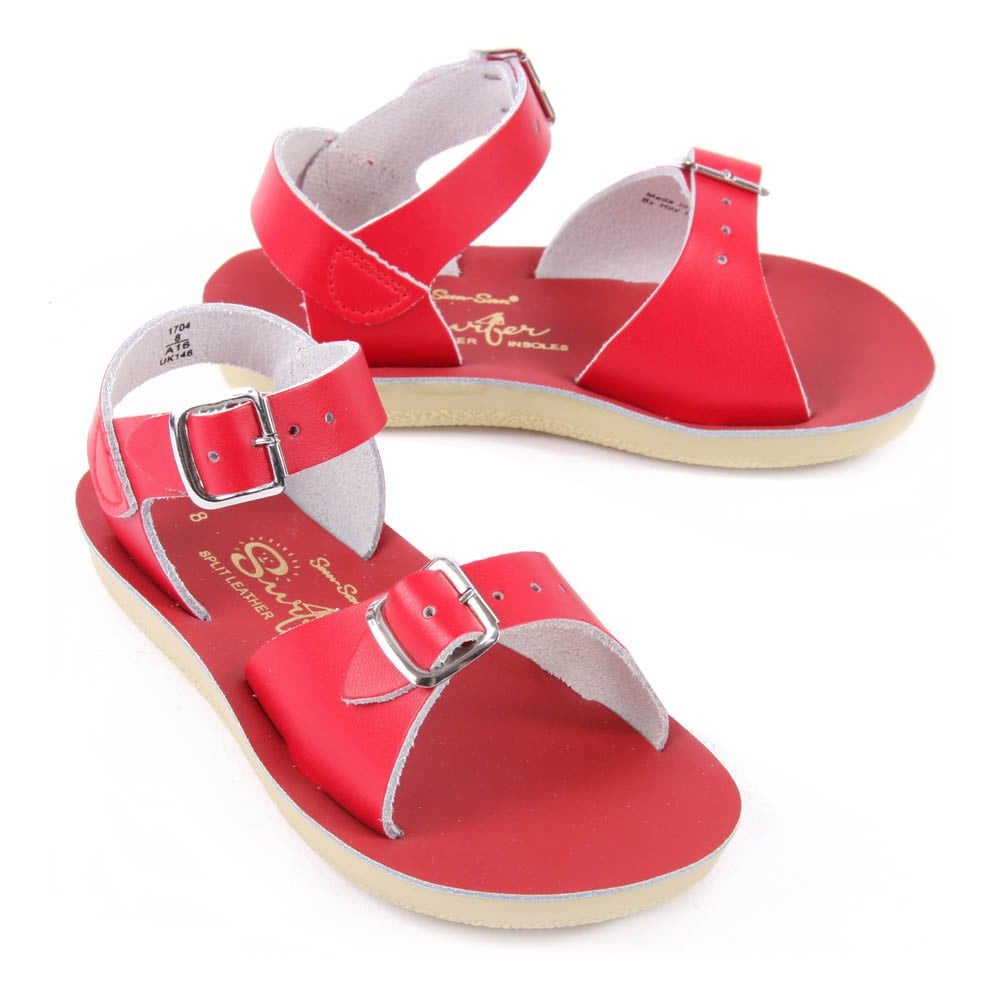 Red Salt Water Surfer Sandals - All Sizes, photo 5 of 6
