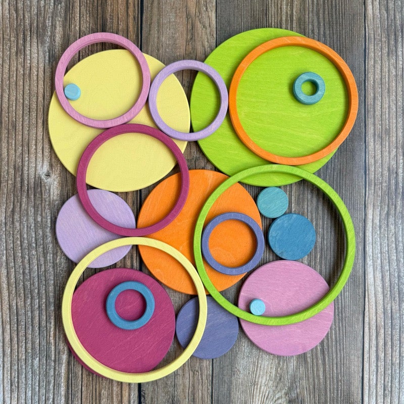 Rainbow Concentric Circles and Rings - Grimm’s, photo 8 of 8