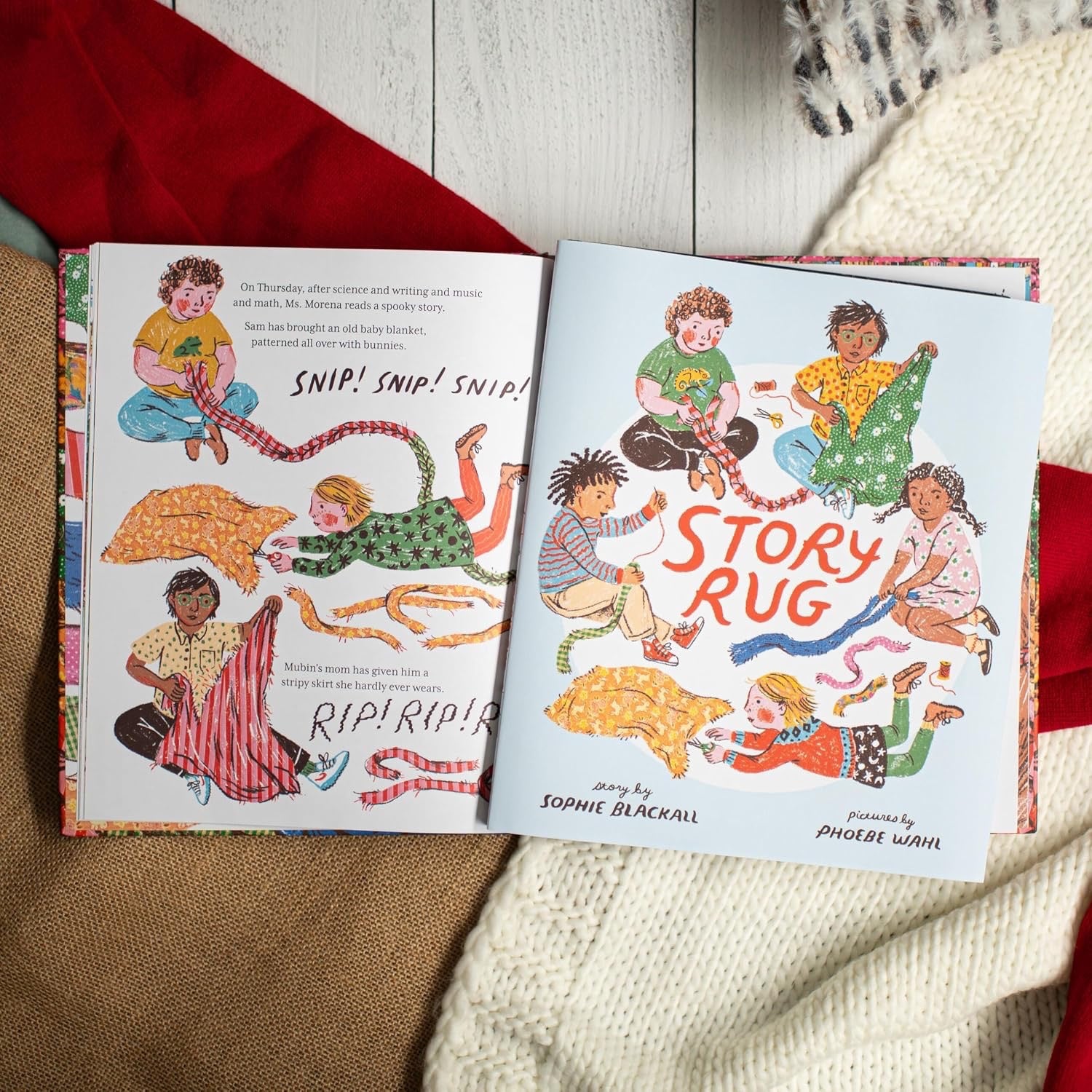 Story Rug by Sophie Blackall and Phoebe Wahl - Hardcover, photo 4 of 6