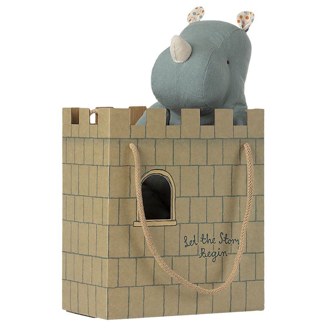 Maileg Castle Paper Bag - Mint, photo 2 of 3