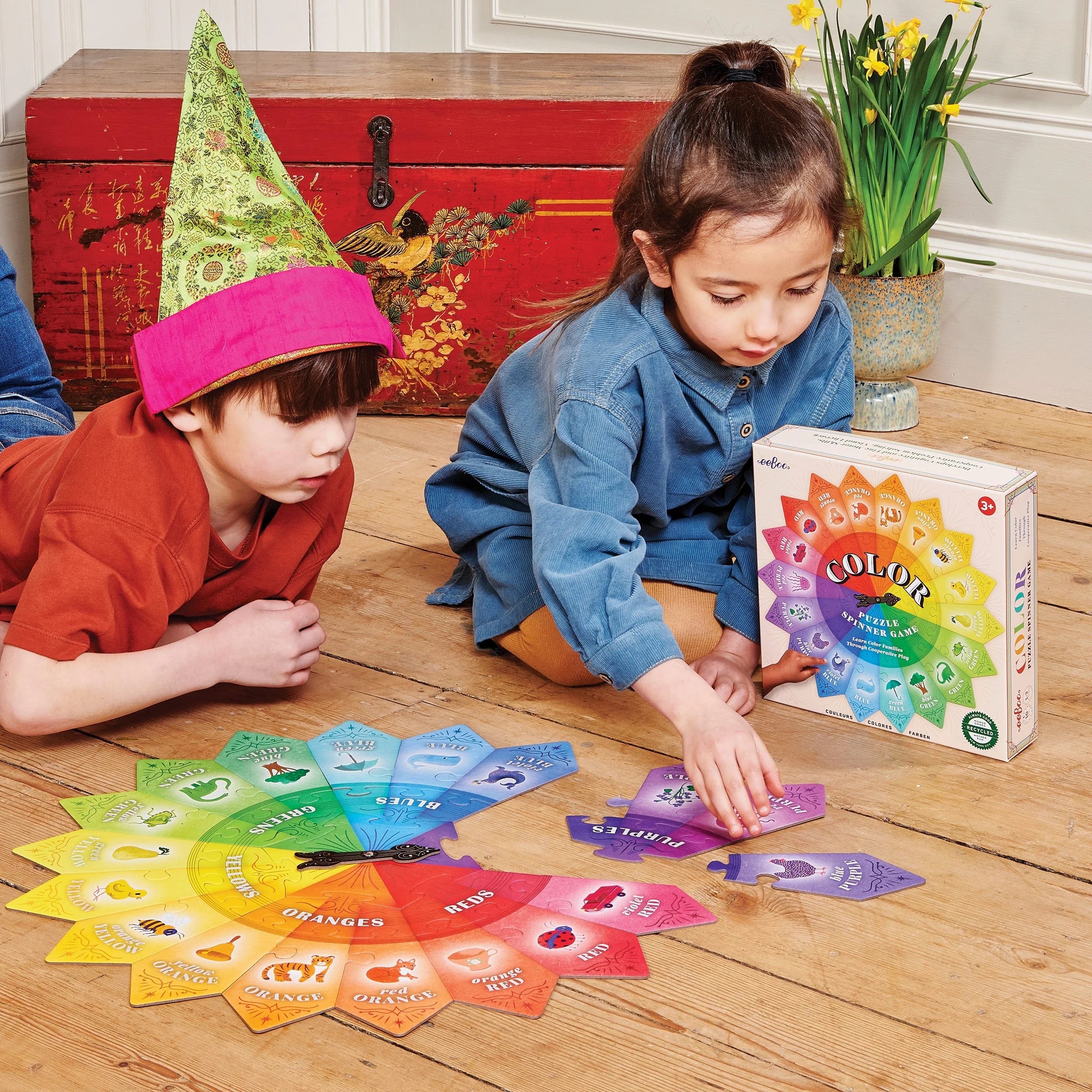Color Puzzle Spinner Game - eeBoo, photo 2 of 4