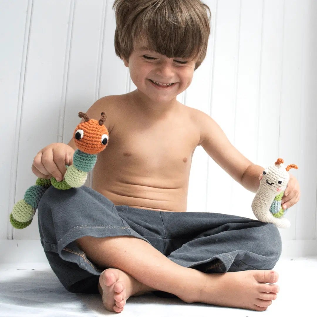 Snail Rattle - 100% Cotton - Blabla, photo 3 of 4