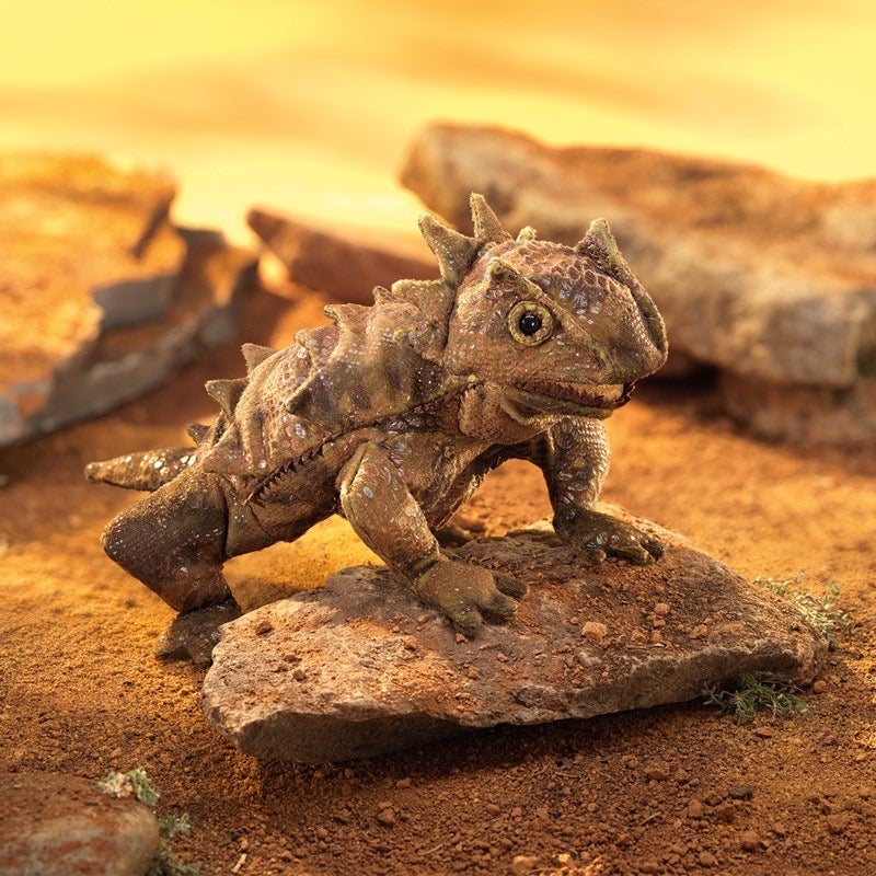 Horned Lizard Hand Puppet - Folkmanis, photo 5 of 5