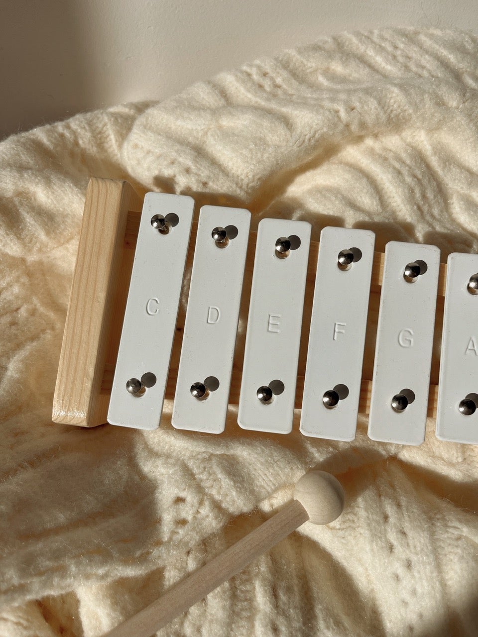 Minimalist Baby Xylophone - All Wooden Elements, photo 3 of 6