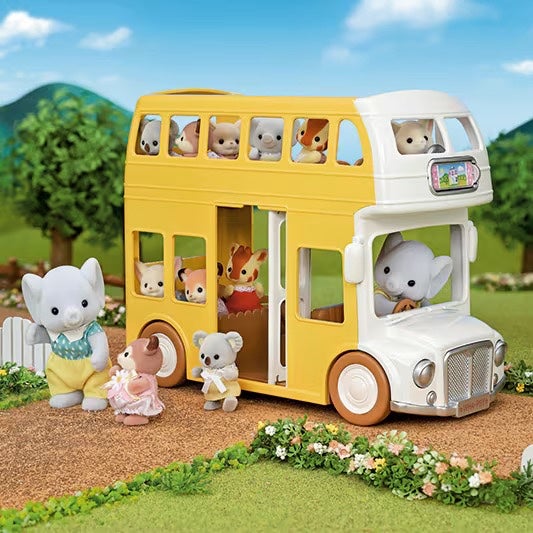 Calico Critters - Double Decker Nursery Bus, photo 2 of 3