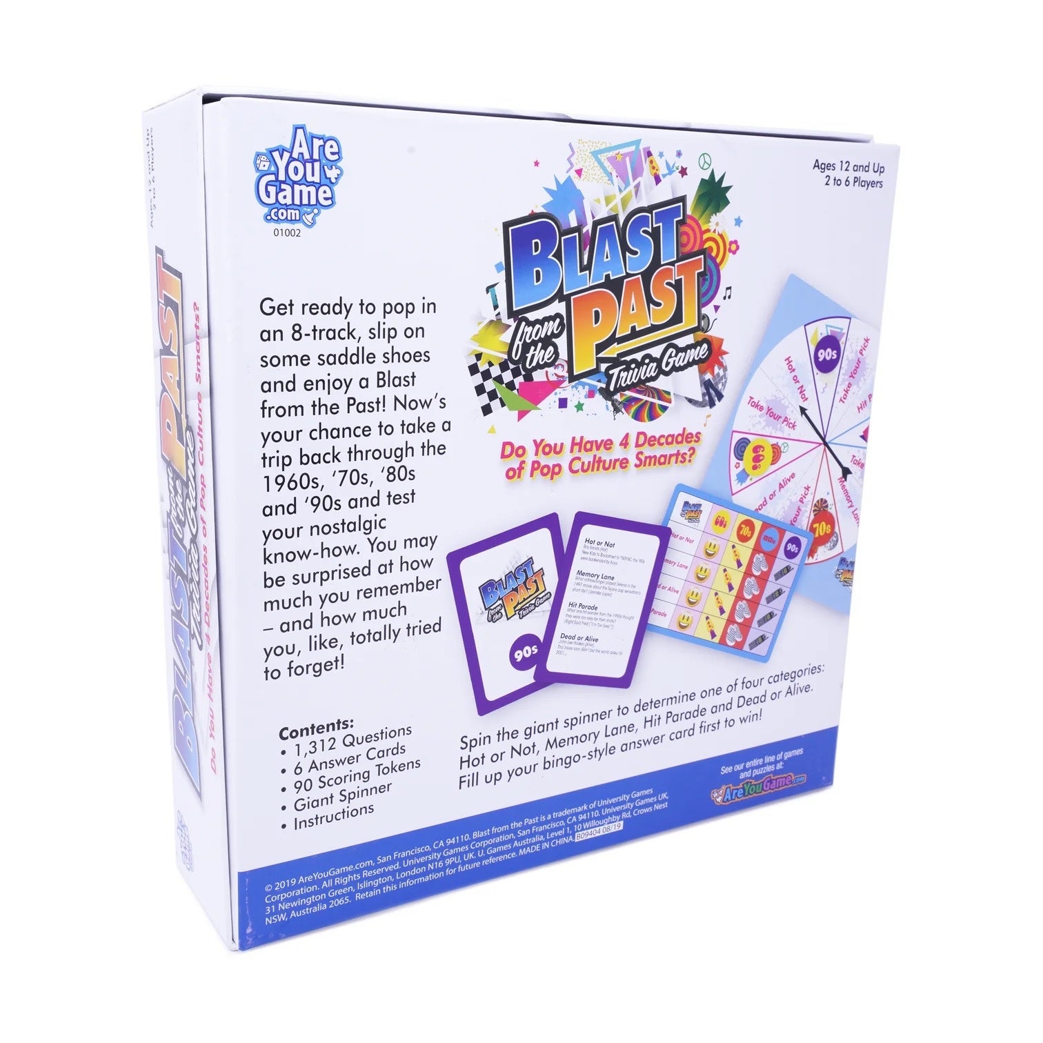 Blast from the Past Trivia Game - Are You Game? - For 12+ yrs, photo 2 of 4