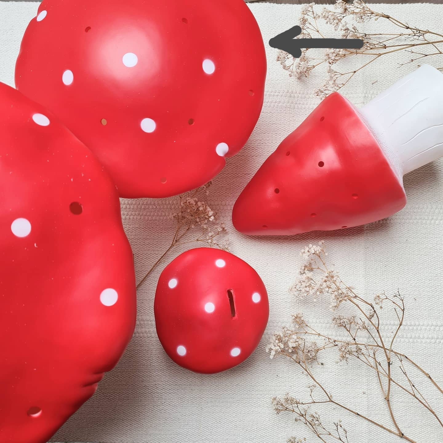Medium Mushroom Lamp - Egmont, photo 3 of 7