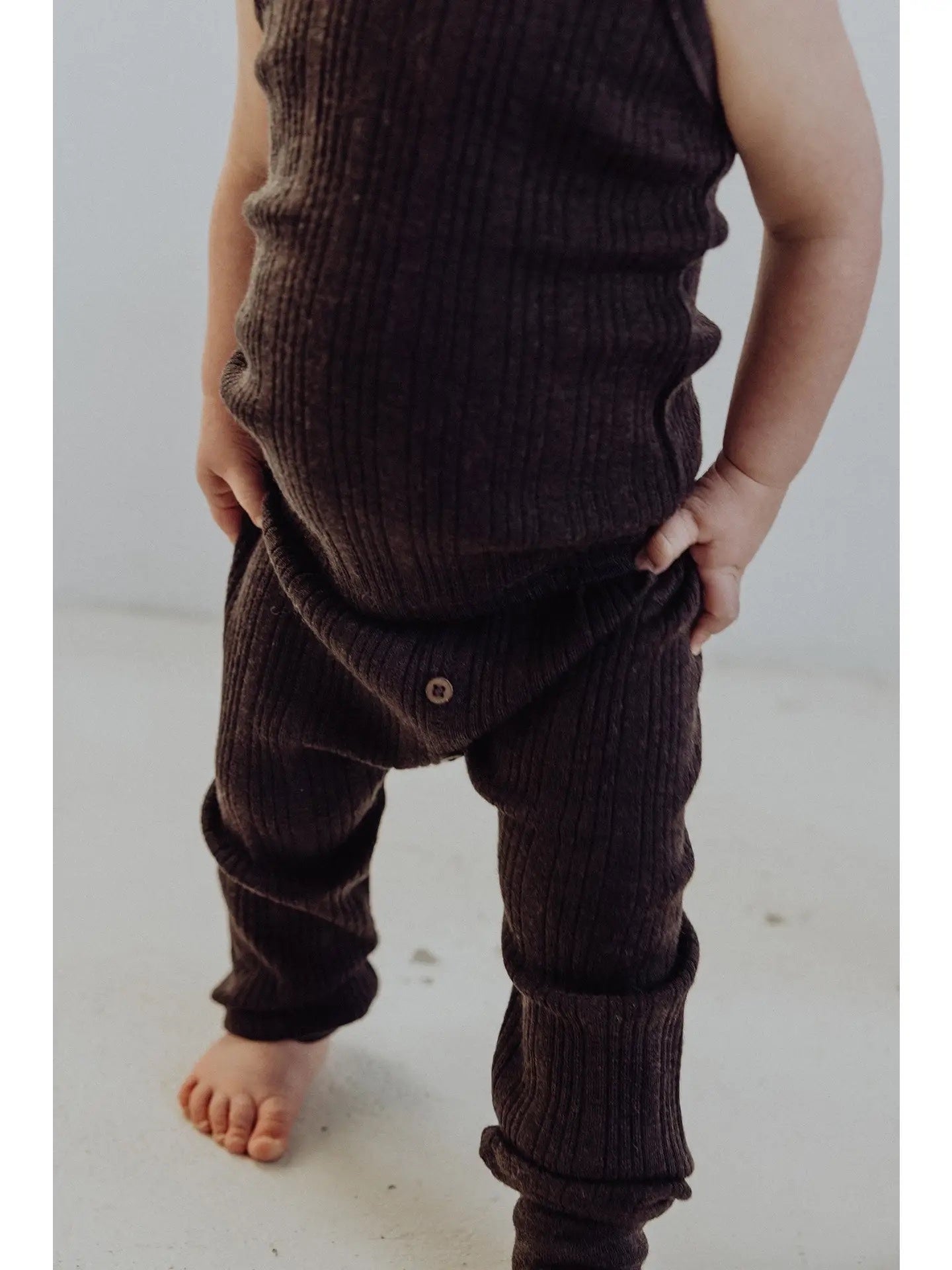 Merino Wool Leggings - Storm - Finch & Fable, photo 2 of 2
