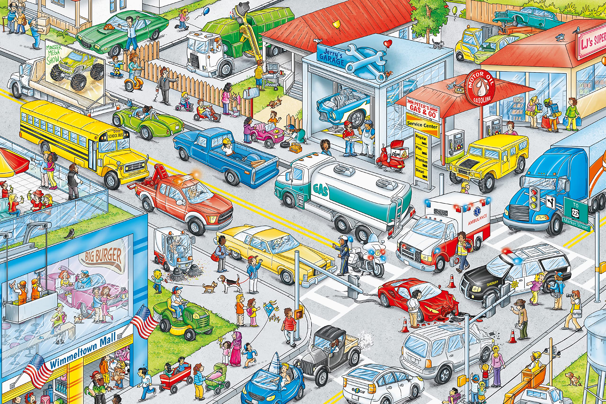 My Little Wimmelbook - Cars and Things That Go: A Look-and-Find Book - Board Book, photo 4 of 7