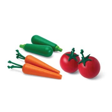 Fresh Produce Set B - Carrots, Zucchini, Tomatoes - PlanToys, photo 6 of 6