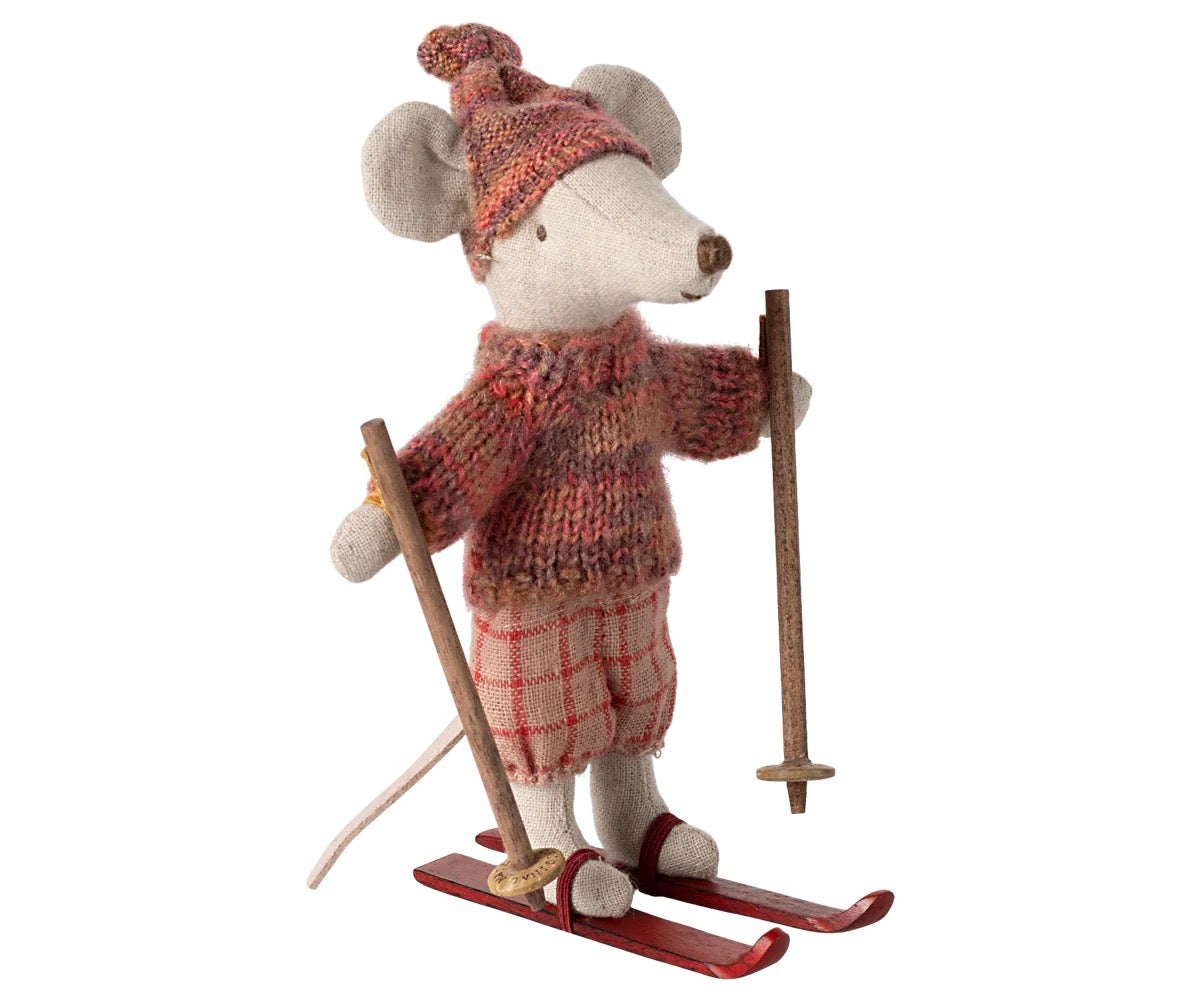 Big Sister Winter Mouse with Ski Set - Maileg, photo 1 of 4
