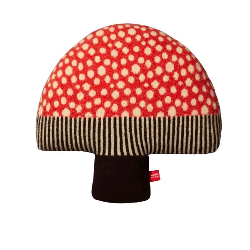 Mushroom Shaped Cushion - Lambswool - Donna Wilson - Made in UK, photo 1 of 2