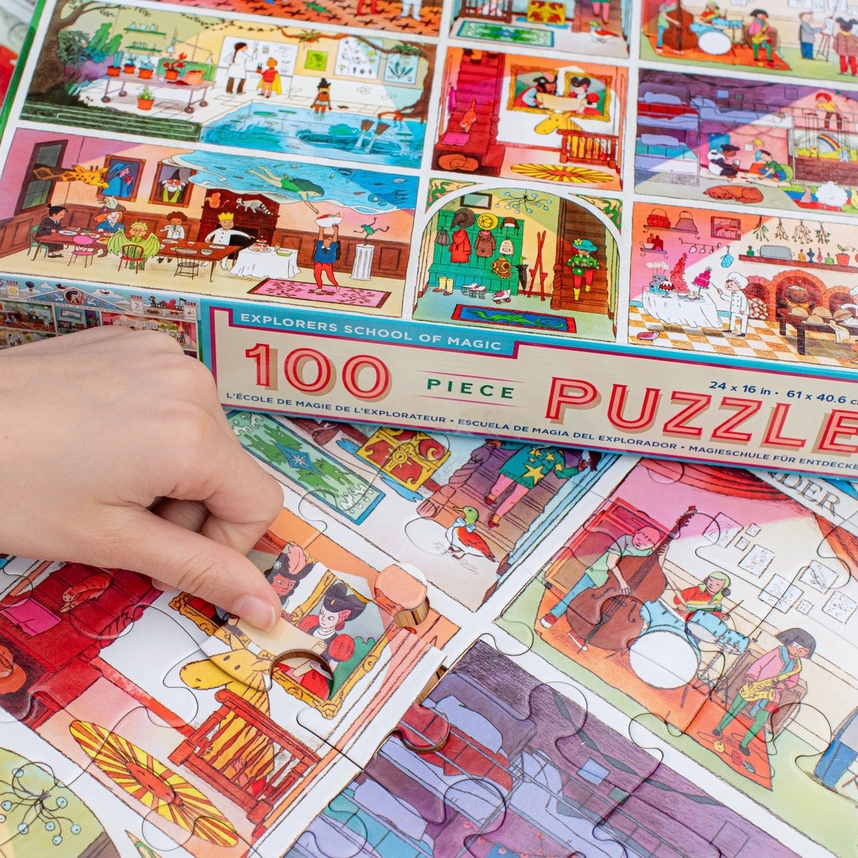 Explorers School of Magic 100 Piece Puzzle - eeBoo, photo 4 of 4