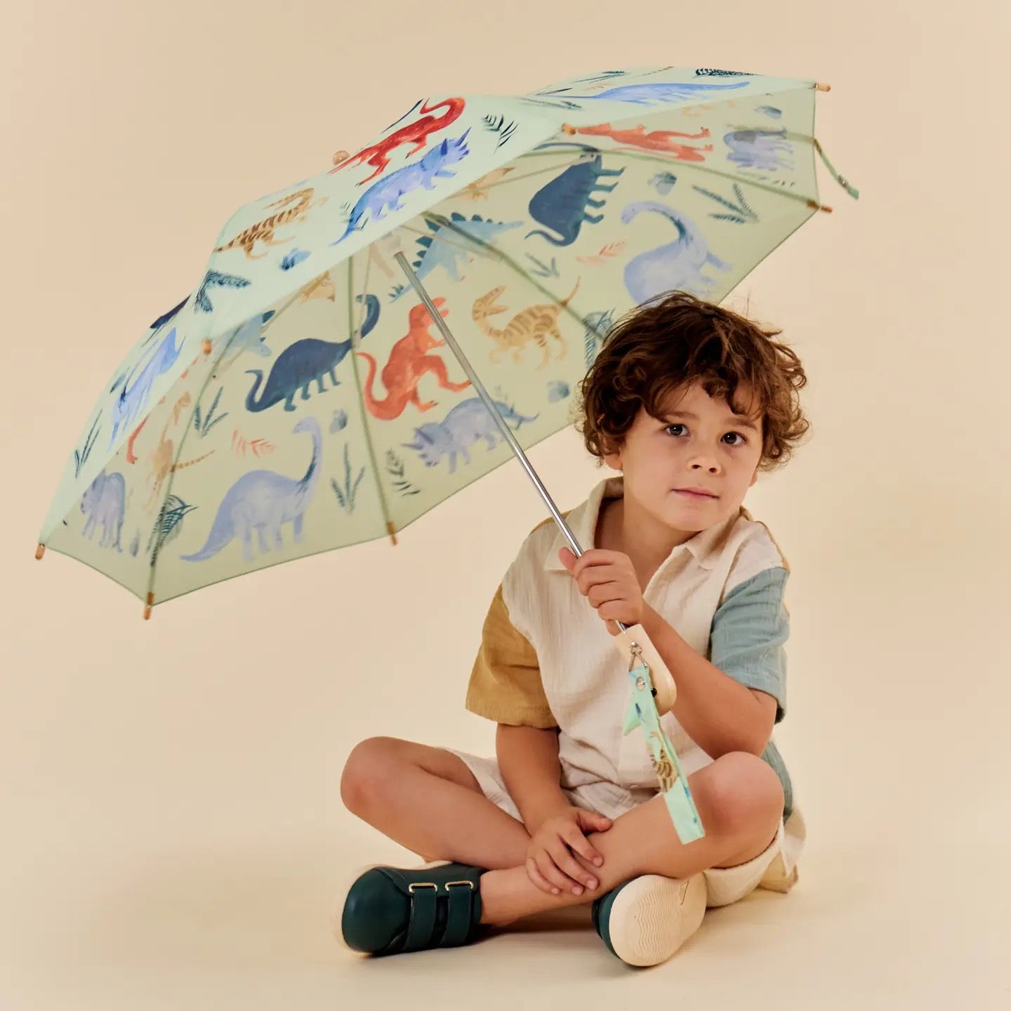 Dinosaur Kingdom Children's Umbrella - Meri Meri x Original Duckhead USA, photo 3 of 6