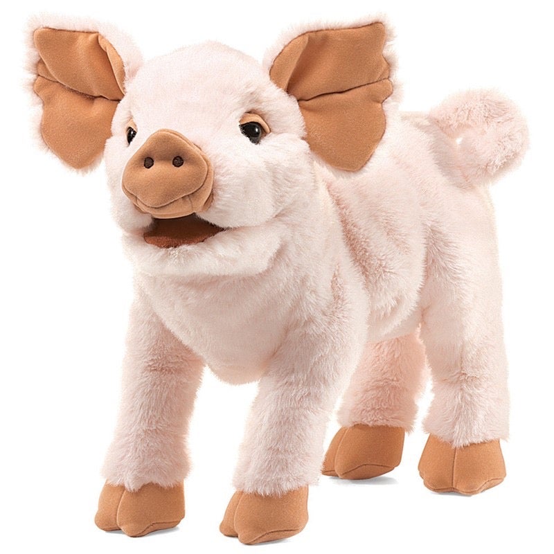 Piglet Hand Puppet - Folkmanis, photo 1 of 3