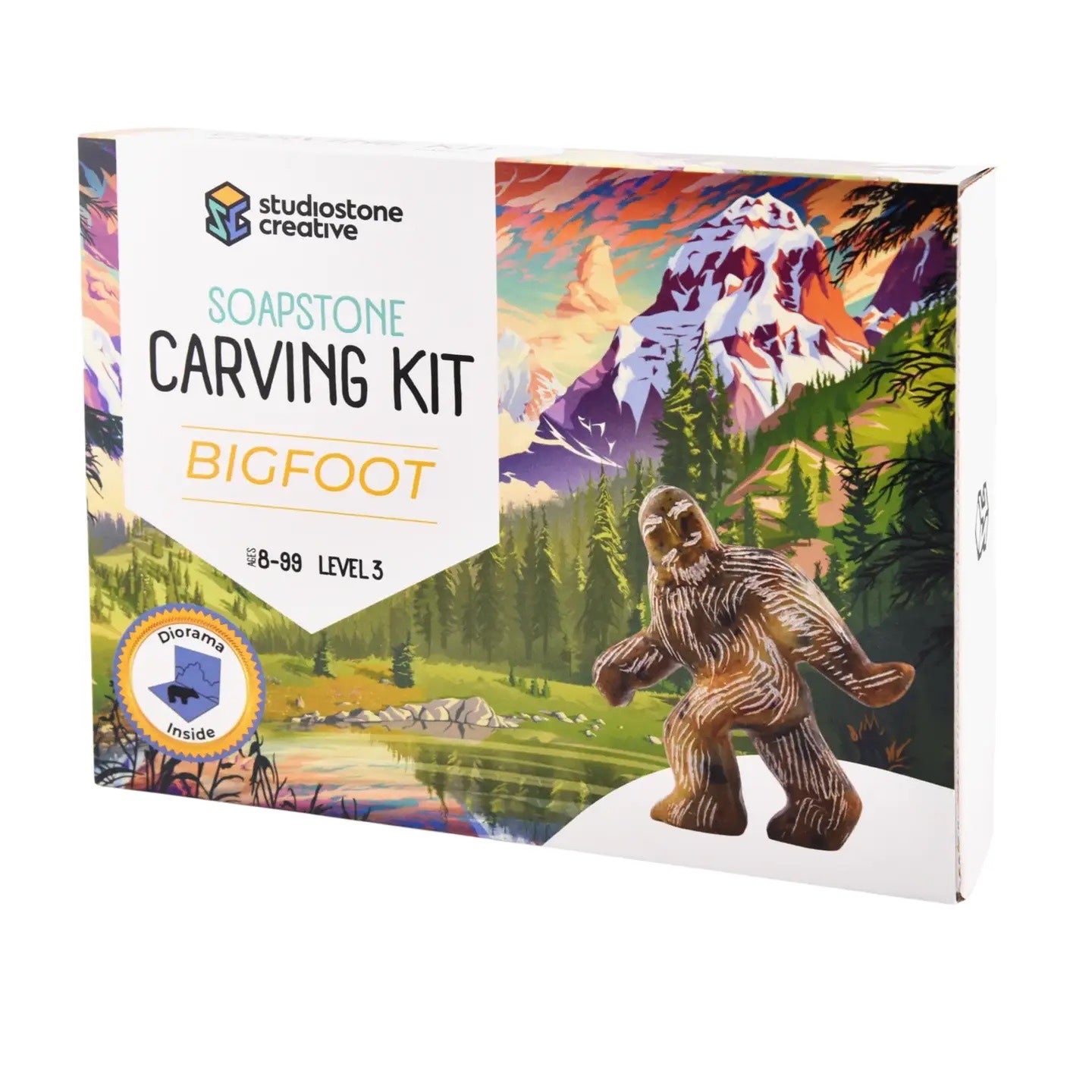 Bigfoot Soapstone Carving Kit - Studiostone Creative, photo 1 of 3