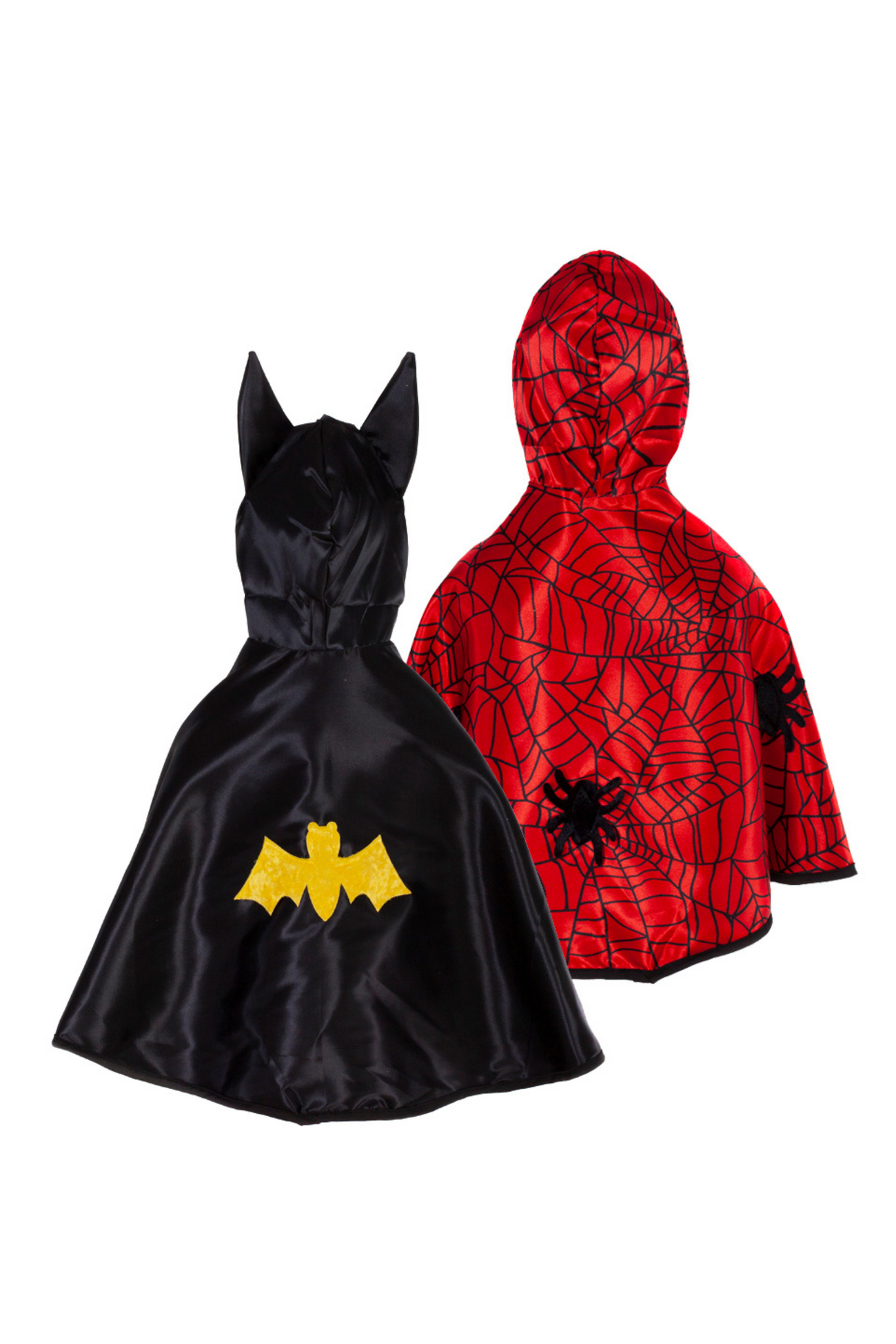 Reversible Spider/Bat Toddler Cape - Size 2-3 - Great Pretenders 55272, photo 1 of 7