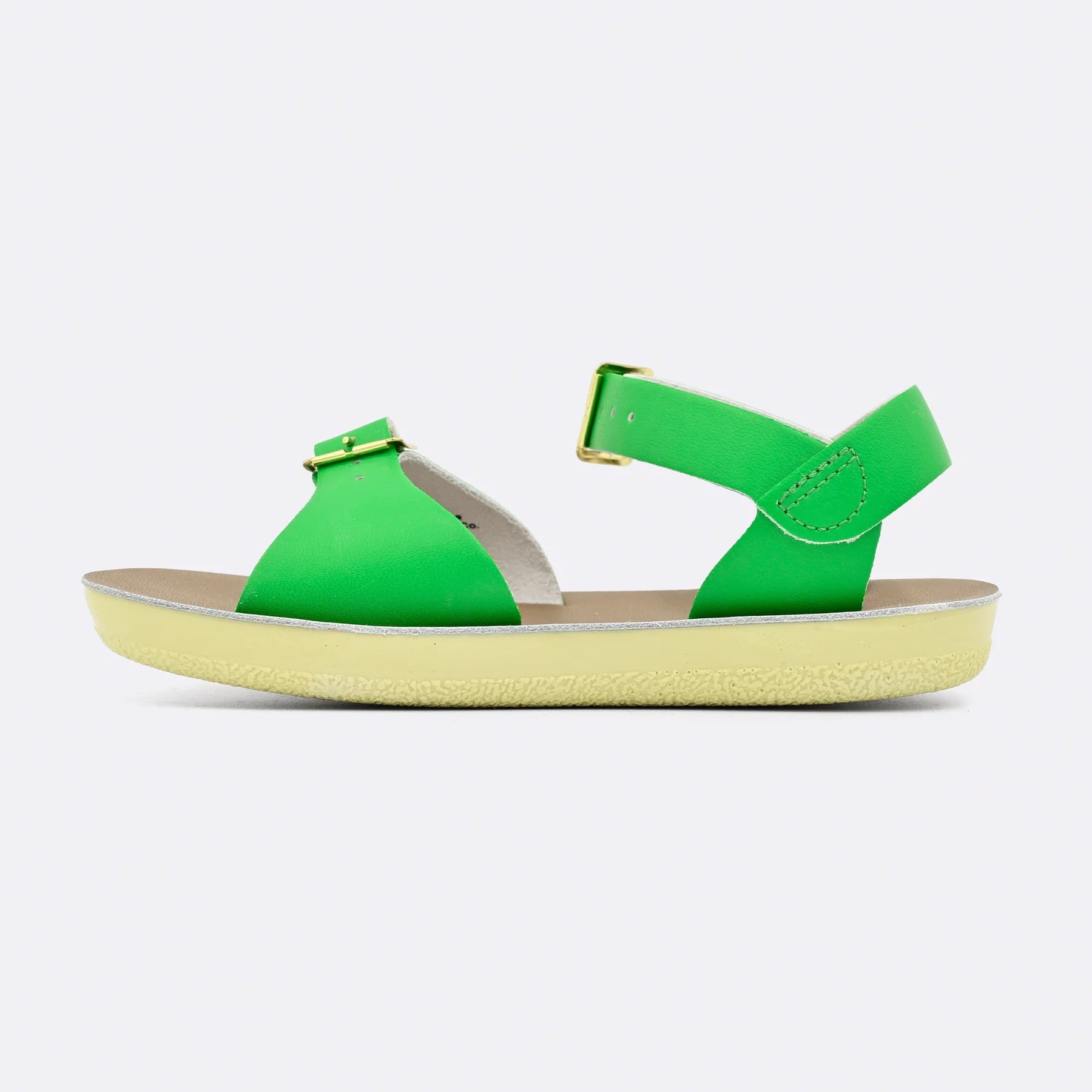 Kelly Green Surfer & Sea Wee Salt Water Sandals by Sun-San Hoy, photo 3 of 7