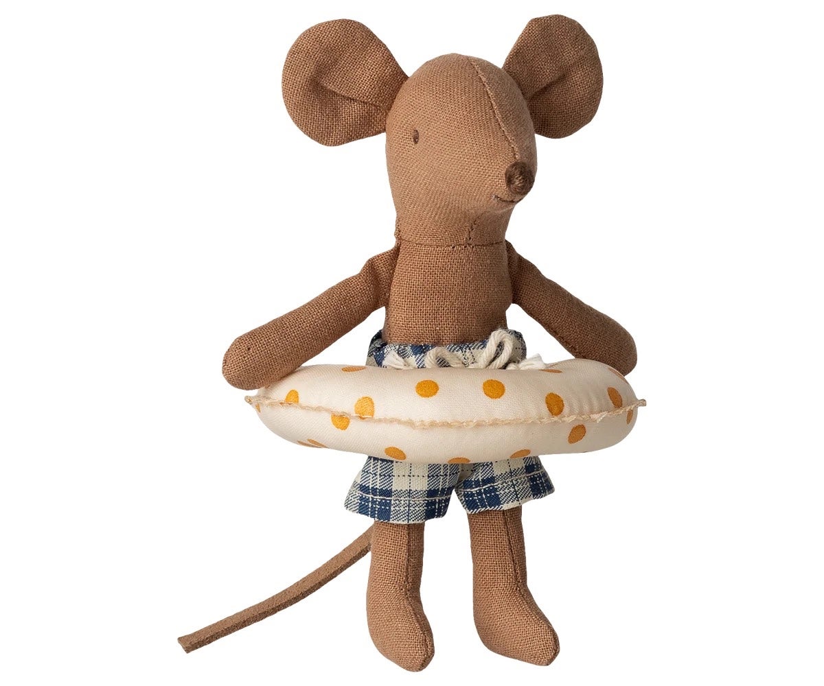 Little Brother Beach Mouse with Float - Maileg