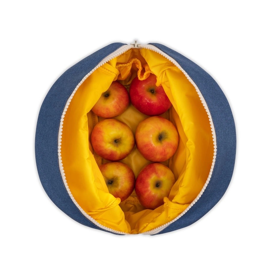 Zipper Lunch Bag - Navy Citrus - Fluf, photo 4 of 4