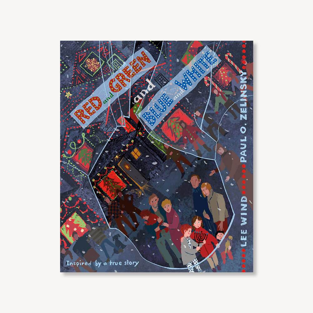 Red and Green and Blue and White - Hardcover Books