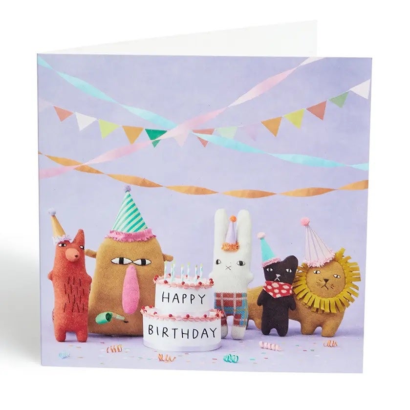 Creature Family Birthday Card by Donna Wilson, photo 2 of 2