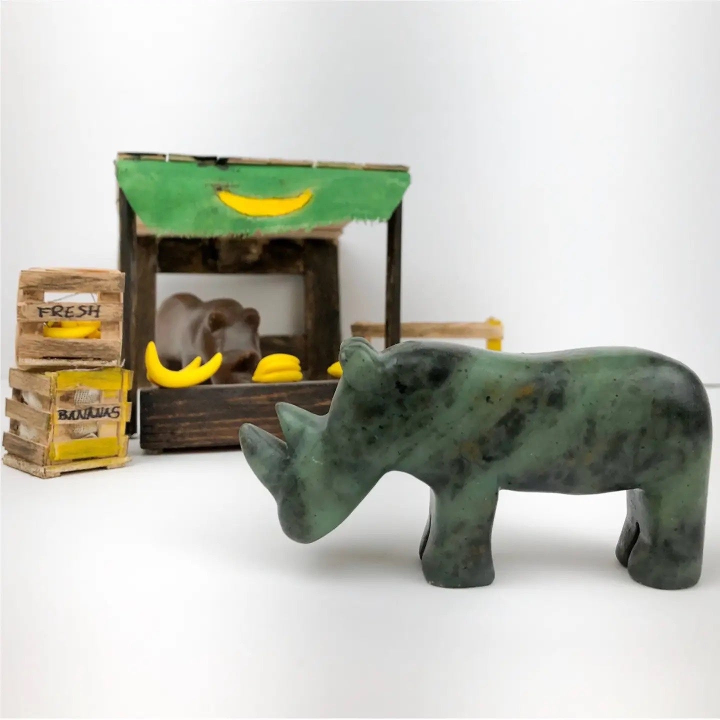 Rhinoceros Soapstone Carving Kit - Studiostone Creative, photo 5 of 5