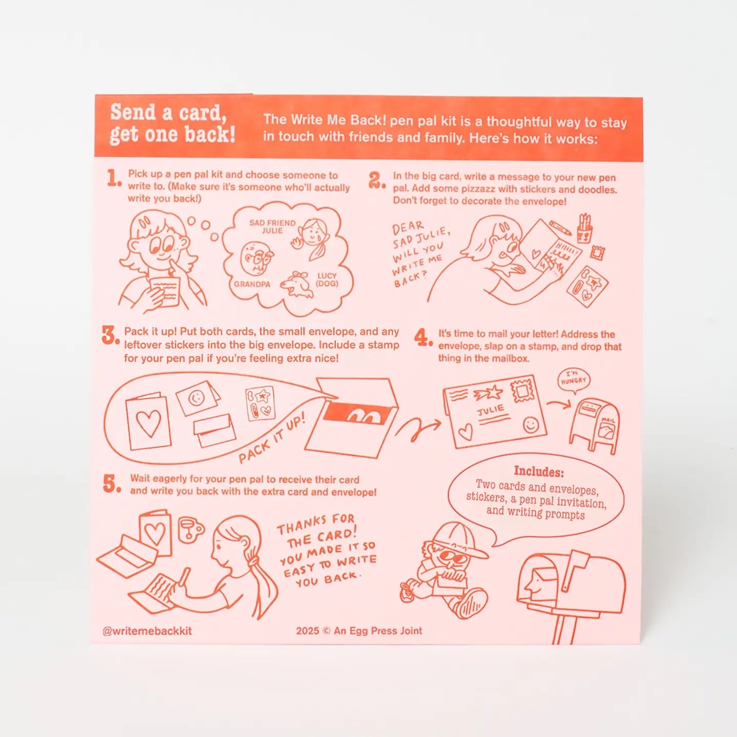 Write me Back Pen Pal Kit - Owl Phoebe Wahl Art, photo 3 of 3